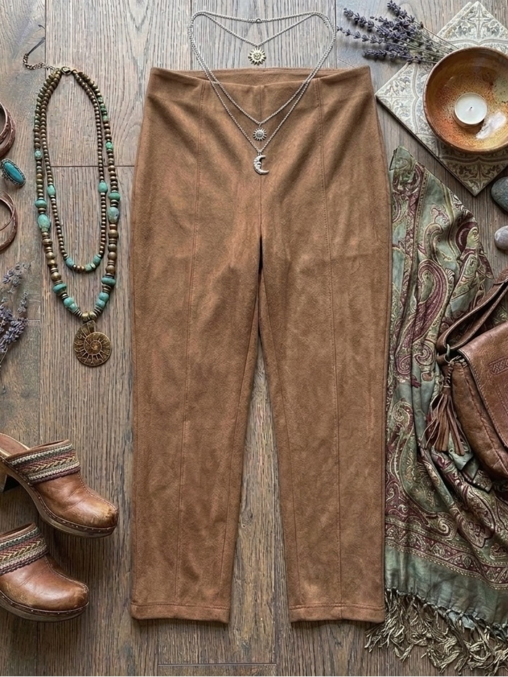 Old Navy Faux Suede Stevie Pants Large